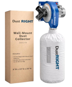 Rockler Dust Right Wall Mount Dust Collector